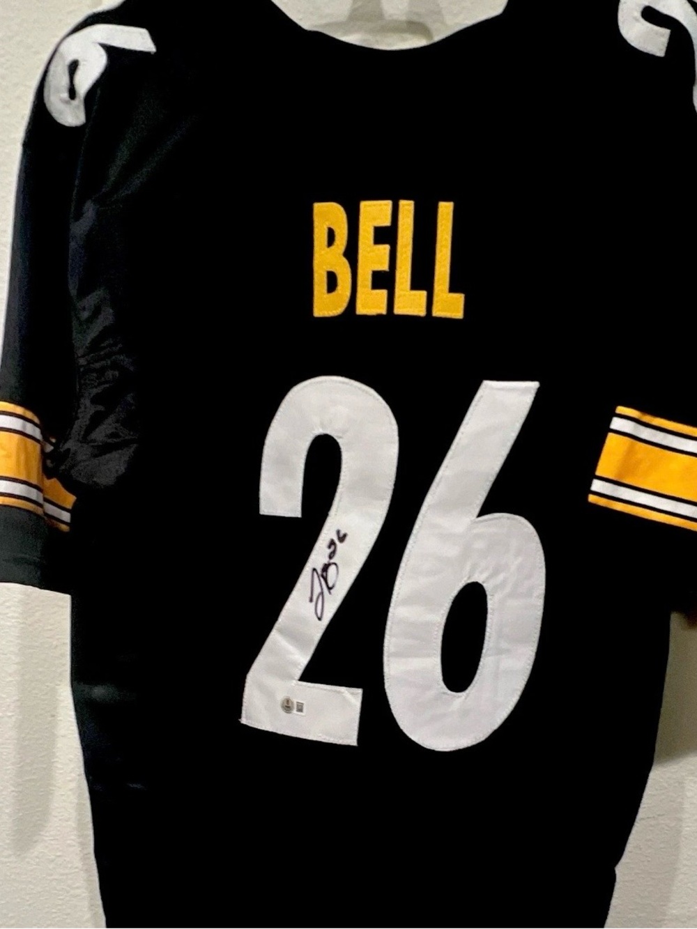 Le'Veon Bell #26 Steelers Signed Jersey BAS Witness Authenticated-Size XL